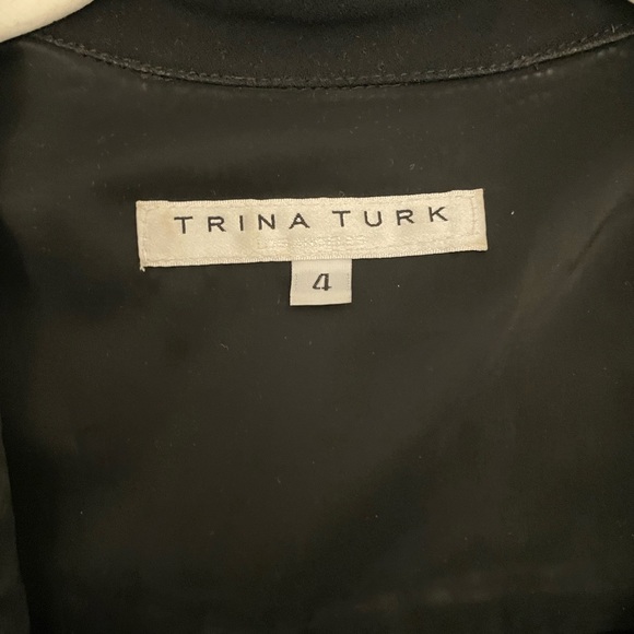 Trina Turk | Black Belted Dress (4) - Picture 3 of 4